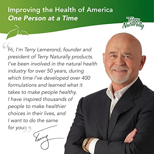 Terry Naturally Ashwagandha EP35, 60 Capsules - 125 mg Ashwagandha - Powerful Adaptogen - Reduce Stress, Promote Sleep, Support Energy & Endurance - Non-GMO, Vegan - 60 Servings