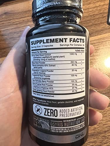 Ultimate Test Booster for Men - Male Enhancing Pills - Enlargement Supplement - Men’s High Potency Endurance, Drive, and Strength Booster - 90 Day Supply