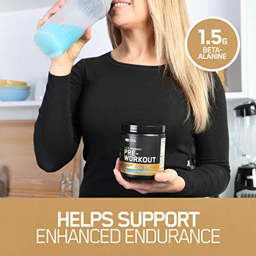 Optimum Nutrition Gold Standard Pre-Workout, Vitamin D for Immune Support, with Creatine, Beta-Alanine, and Caffeine for Energy, Keto Friendly, Watermelon Candy, 30 Servings (Packaging May Vary)