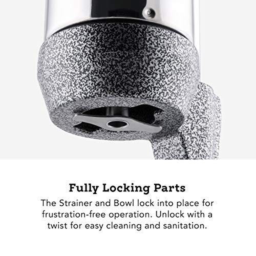 Tribest Pro MJP-100 Professional Manual Juice Cold Press Juicer for Citrus, One-Size, Grey