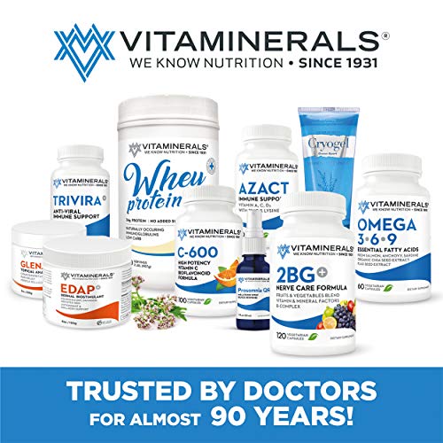 VITAMINERALS 122 NOx NHF Nitric Oxide Support + Quercetin, Enzymes and more, 60 Veggie caps