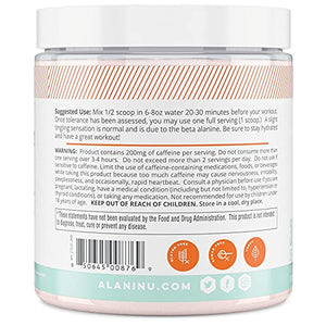 Alani Nu Pre-Workout Supplement Powder for Energy, Endurance, and Pump, Pink Guava, 30 Servings