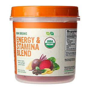 BareOrganics Energy & Stamina Blend Powder, Organic Superfood, Vegan Dietary Supplement, 8 Ounces