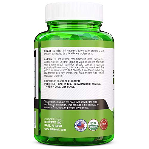 SuperGreens - Spirulina, Chlorella, Wheatgrass + More - Energy & Immune Booster