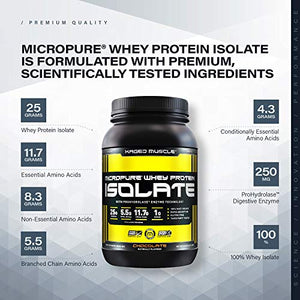 Whey Protein Powder, Kaged Muscle 100% Whey Protein Isolate Powder for Post Workout Recovery & Muscle-Building, Whey Isolate Protein Powder, Amazing Taste, Made with Natural Flavors, S'Mores, 3lbs