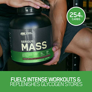 Optimum Nutrition Serious Mass Weight Gainer Protein Powder, Vitamin C, Zinc and Vitamin D for Immune Support, Vanilla, 6 Pound (Packaging May Vary)