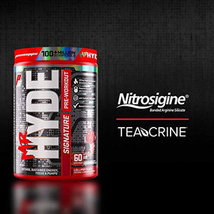 ProSupps Mr. Hyde Signature Series Pre-Workout Energy Drink – Intense Sustained Energy, Focus & Pumps with Beta Alanine, Creatine, Nitrosigine & TeaCrine (60 Servings Lollipop Punch)