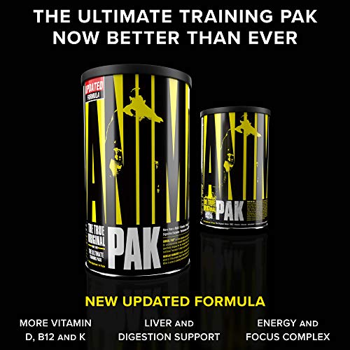 Animal Pak – Vitamin Pack Supplement – Zinc, Vitamin C, B, D, Amino Acids and More – Sports Nutrition Supplement – Convenient All-in-One Packs – 44 Packs