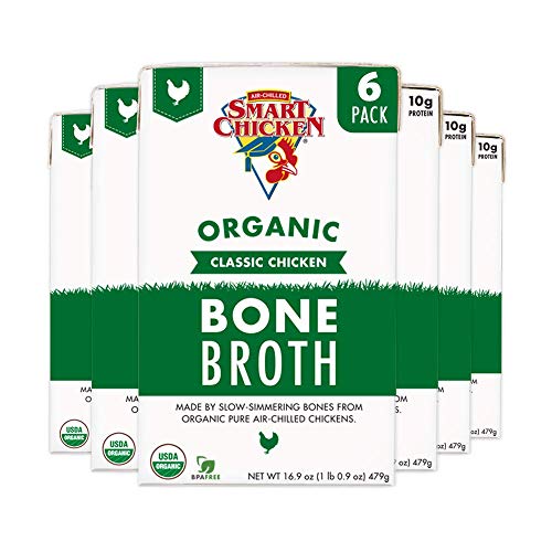 Smart Chicken Organic Chicken Broth (Classic, 16.9 Ounce (Pack of 6))