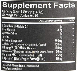 Redcon1 Total War - Pre Workout Powder, 30 Servings, Boost Energy, Increase Endurance and Focus, Beta-Alanine, 350mg Caffeine, Citrulline Malate, Nitric Oxide Booster - Keto Friendly (Sour Gummy Bear)