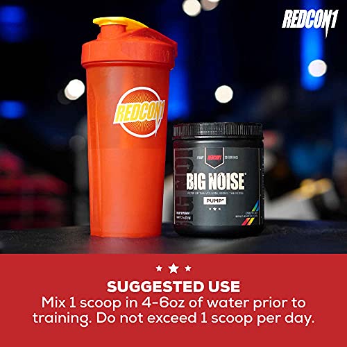 Redcon1 Big Noise Pump Formula (30 Servings) - Non-Stim, Increased Energy and Focus, Vasodilator, Intense Pumps (Watermelon)