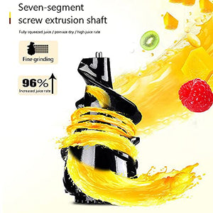 LHK Slow Juicer Machines, Slows Masticating Juicers Machine, Cold Press Juicer with 82mm Wide Chute, Quiet Motor, Reverse Function, for Fruits and Vegtables