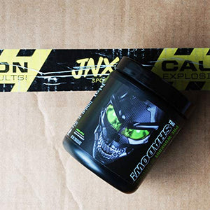 JNX Sports The Shadow! Hard Core Preworkout, A Better Pre Workout Stimulant - Electric Energy, Hypnotic Mental Focus, Superhuman Strength, 350mg of Caffeine, Men & Women | Green Apple | 30 SRV