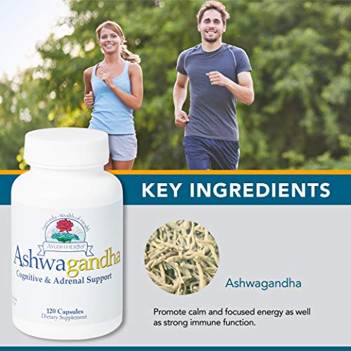 Ayush Herbs Ashwagandha Supplement, 60 Capsules