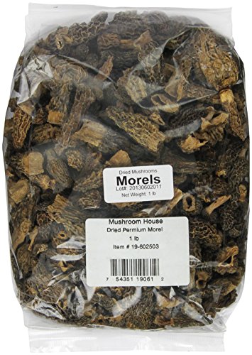 Mushroom House Dried Mushrooms, Premium Morel, 1 Pound