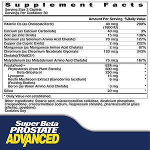 Super Beta Prostate Advanced Supplement for Men - Reduce Bathroom Trips Day & Night, Support Healthy Prostate + Ruby Reds Fruit & Vegetable Superfood Powder for Energy, Immune Support & Overall Health