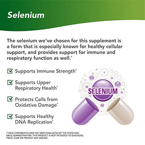 Terry Naturally Zinc Plus Selenium - 60 Capsules - Immune Support, Respiratory Function, Cellular Protection - Non-GMO, Vegan - 60 Servings