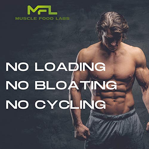 MFL Muscle Creatine | 3 Forms of Micronized Creatine | 10g | 0 Sugar | Sweetened with Stevia | All-Natural | 60 Servings (Lemonade)