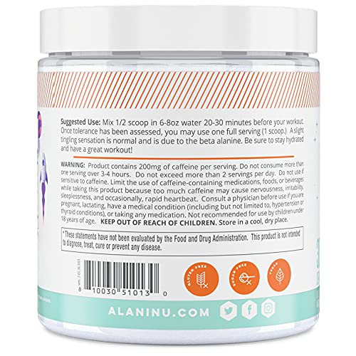 Alani Nu Pre-Workout Supplement Powder for Energy, Endurance, and Pump, Galaxy, 30 Servings (Packaging May Vary)