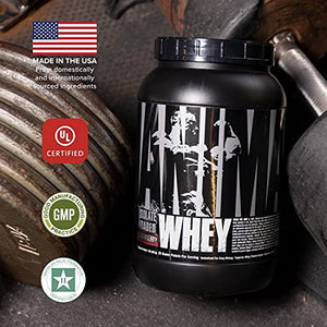 Animal Whey Isolate Whey Protein Powder – Isolate Loaded for Post Workout and Recovery – Low Sugar with Highly Digestible Whey Isolate Protein - Strawberry - 2 Pounds, AM48