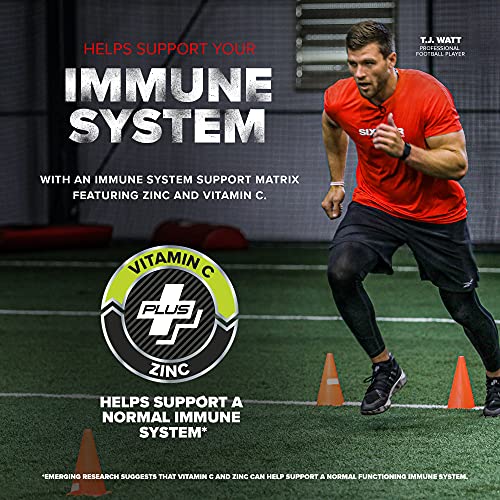 Whey Protein Powder + Immune Support | Six Star Whey Protein Plus | Whey Protein Isolate & Peptides + Muscle Builder | Lean Protein Powder for Muscle Gain & Recovery | Vanilla, 2 lbs