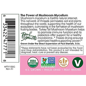 Host Defense, Turkey Tail Mushroom Powder, Supports Immune Health, Certified Organic Supplement