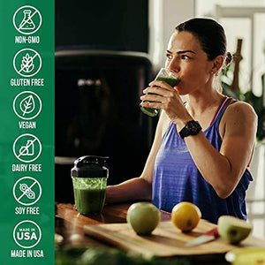 Organic Super Greens Superfood Powder - Immune & Energy Support | Made with Natural Ingredients | Detoxifying & Alkalizing Minerals - Spirulina, Chlorella, Wheatgrass, Spinach, Alfalfa & More (1)