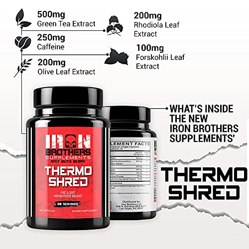 Thermogenic Fat Burners for Men/Women | Strong Appetite Suppressant for Weight Loss Management | Metabolism Booster | Belly Fat Burner | Keto Pills | 60 Veggie Capsules | 30 Servings | Yohimbine Free