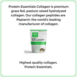 Protein Essentials Collagen Peptides Powder, Grass-Fed, Paleo & Keto Friendly, NonGMO & Gluten Free Unflavored 32oz