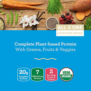 Amazing Grass Protein Superfood: Vegan Protein Powder, All-in-One Nutrition Shake, with Beet Root Powder, Pure Vanilla, 20 Servings (Old Version)