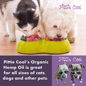 Pittie Cool Hemp Oil for Pets, Strawberry Flavor, 1000MG, Natural, Hips & Joints, Calming, Anxiety