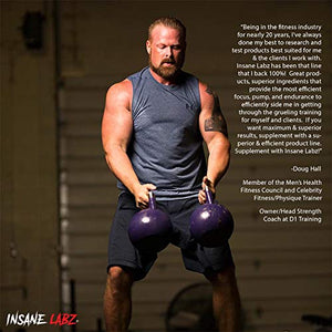 Insane Labz Insane Whey,100% Muscle Building Whey Isolate Protein, Post Workout, BCAA Amino Profile, Mass Gainer,Meal Replacement,Kosher and Halal Approved, 5lbs, 60 Srvgs, Chocolate