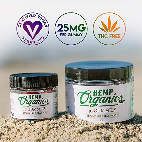 Hemp Gummies For Pain And Anxiety Relief - 56,699MG - Anxiety Supplements - Natural Calm Gummies - Sleep Gummies For Adults - Stress Gummies - Organic Gummies - 25mg Each - 30 Pack - HEMP ORGANICS