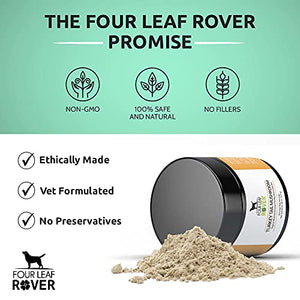Four Leaf Rover: Turkey Tail Mushroom Extract - Critical Immune Support and Prebiotic for Dogs - Up to 200 Servings, Depending on Dog’s Weight - Rich in Beta-Glucans - Vet Formulated - for All Breeds