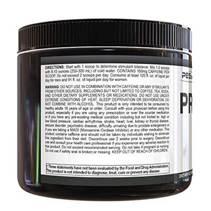 PEScience Prolific Pre Workout Powder, Strawberry Kiwi, 40 Scoop, Energy Supplement with Nitric Oxide