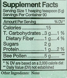 YS Bee Farms, Bee Pollen Organic, 16 Ounce