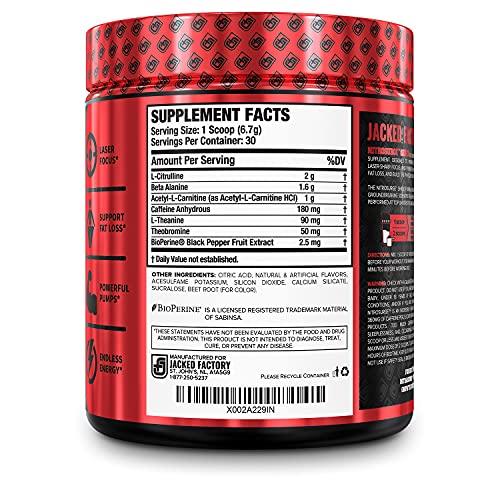 NITROSURGE Shred Pre Workout Supplement - Energy Booster, Instant Strength Gains, Sharp Focus, Powerful Pumps - Nitric Oxide Booster & PreWorkout Powder - 30Sv, Watermelon