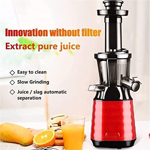 Juicer Machines Juicer Juicer, Slow Slow Masticating Machine Cold Press for Nutrient Fruits and Vegetables, Vertical Machine Easy to Clean,Juicer Machines Vegetable and Fruit