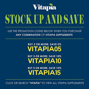 Vitapia Maqui Berry 1000mg - 120 Veggie Capsules - Vegan and Non-GMO - Superfood - Powerful Antioxidant, Immune Support*