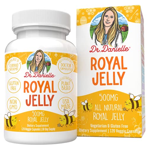 Royal Jelly by Dr. Danielle, Best Royal Jelly Supplement, 500mg 120 Capsules