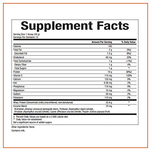 Whey Factors by Natural Factors, Grass Fed Whey Protein Concentrate, Supports Muscle Development and Immune Health, Gluten Free, Unflavored, 12 oz (13 servings)