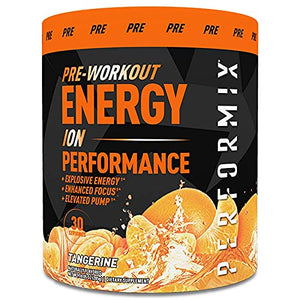 Performix ION Pre-Workout Powder, Explosive Energy, Enhanced Focus, Elevated Pump (30 Servings, Tangerine)