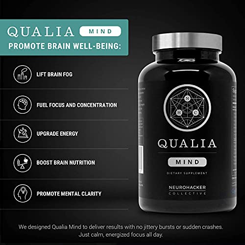 Qualia Mind Nootropics 105ct 2-Pack | Top Brain Supplement for Memory, Focus, Mental Energy, and Concentration with Ginkgo biloba, Alpha GPC, Bacopa monnieri, Celastrus paniculatus, DHA & More