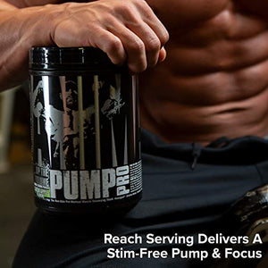 Animal Pump Pro Powder – Non Stimulant Preworkout – Pump & Cell volumization with Added Sea Salt for Electrolytes – 20 Servings - Green Apple