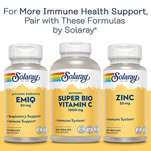 Solaray Quercetin 500 mg, Supports Sinus, Respiratory, Immune Function & Normal, Healthy Uric Acid Levels, 90 VegCaps