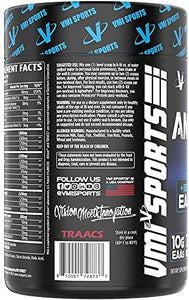 VMI Sports | Aminogex Ultra | BCAA Powder | Amino Acids + Betaine and Glutamine | Amino Acid Post Workout Recovery Drink | Intra Workout Drink with TRAACS Electrolytes | (30 Servings) (Patriot Pop)