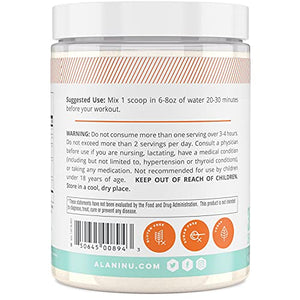 Alani Nu Pump Stim Free Pre-Workout Supplement, Mango Sorbet, 30 Servings