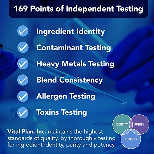 Vital Plan Prevention Plus Daily Multivitamin by Dr. Bill Rawls - Herbal Antioxidant & Multimineral for Women & Men - Vitamins A B D C E, Biotin & Zinc