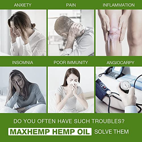 Organic Hemp Oil for Pain Relief and Inflammation - High Potency Extract for Anxiety and Stress Relief , Sleep Aid Focus Calm - Extra Sthength CDB Tincture Drops Zero CBD Oil Cbdmd CBS Oil