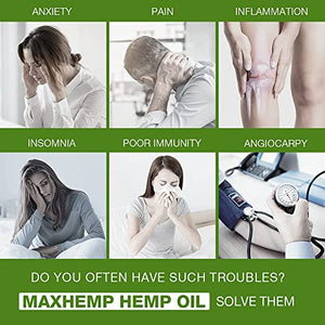 Organic Hemp Oil for Pain Relief and Inflammation - High Potency Extract for Anxiety and Stress Relief , Sleep Aid Focus Calm - Extra Sthength CDB Tincture Drops Zero CBD Oil Cbdmd CBS Oil